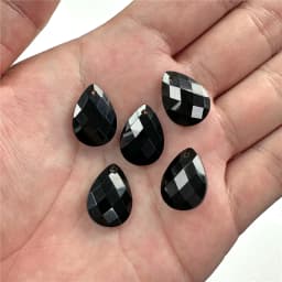 Water Drop Shape Stone Charms Faceted Amazonite Pendant Natural Gems Crystal Charms For Jewelry Making DIY Necklace 13x18mm