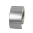 Silver Paper 50*25mm*1500pcs/Roll Thermal Transfer Blank PET Barcode Labels Adhesive Printed Label Sticker