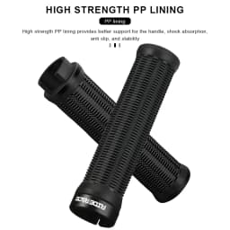 1Pair MTB Grips TPR Rubber Ergonomic Comfortable Mountain Bike Handlebar Grips Anti-Skid Shock-Absorbing Bicycle Handlebar Cover