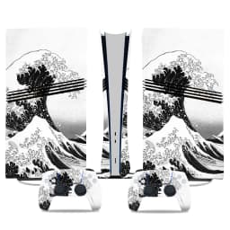 Skin Sticker for PS5 Pro Digital Edition Vinyl Decal Full Skin Cover Protective Wrap for Console Controller