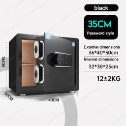 Thickened Alloy Steel Single Door Fireproof And Waterproof Safe Password/Fingerprint/WIFI Unlock Anti-theft And Anti-pry Safe