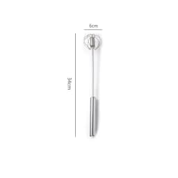 Semi-automatic Egg Beater 304 Stainless Steel Egg Whisk Manual Hand Mixer Self Turning Egg Stirrer Kitchen Accessories Egg Tools