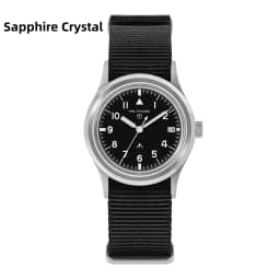 Militado ML14 36mm Watch VH31 Sweep Second Quartz Movement Watch Sapphire Crystal Super Luminous BGW9 C3 100m Waterproof Watches