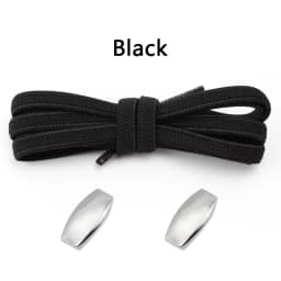 1Pair Elastic Laces Sneakers New Lock Flat Shoelaces Without ties Kids Adult No Tie Shoelace Rubber Bands Shoes Accessories