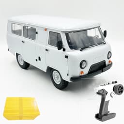 WPL UAZ-452 Remote Control Off Road Pickup Minivan Full Proportional 2.4G 4WD Drive Children Toy Truck Model YA3-452 Буханка