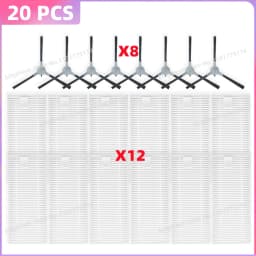 Fit For ROPVACNIC S1/ A1, PRETTYCARE C2, Tipdiy G90,Betboyles V75S, Liectroux N7S-U,VIPSUN Z1, EKAZA Zuno Mop Cloth Brush Filter