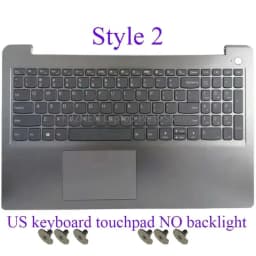 New For IdeaPad 3 15ALC6 15ITL6 15ADA6 2021 Laptop LCD Back Cover Front Bezel Palmrest Bottom Case Keyboard Hinges