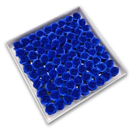 81pcs Three-Layer No Flower Base Rose Soap Flower Head Decoration Flower Box Wedding Bouquet Valentine'S Day Artificial Flower