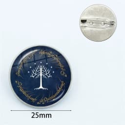New Hot White Tree Gondor Keychain Lord Of The R Glass Dome KeyRing Bag Car Key Chain Ring Holder Charms Jewelry Gifts