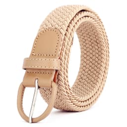 Women's Elastic and Elastic Woven Belt in One Outfit, Casual and Versatile Denim Belt for Men and Women