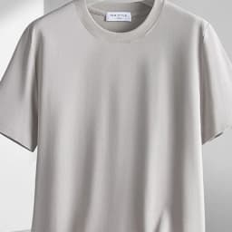 Plus Size 4XL 5XL Liquid Ammonia Mercerized Cotton T-shirt For Men Summer Cool Feeling Round Neck Top Clothes Short Sleeve Tees