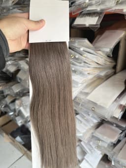 ZZHAIR 100% Human Hair Extensions 16"-26" Machine Made Remy Hair Weft Weaving 100g/Pcs Straight Natural Silk Non-clips
