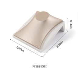 PU Leather Jewelry Store Display Case Ring Earring Bracelet Organizer Tray Pendant Necklace Chain Holder Neckform Stand Showcase
