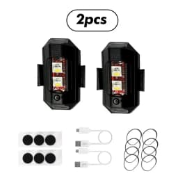 Motorcycle Led Mini Signal Light Drone Strobe Light 7 Colors Turn Signal LED For Car Bike
