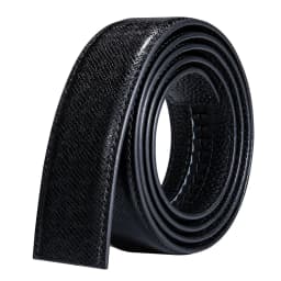 3.5cm Men's Belt without Buckle High Quality Cowskin Genuine Leather Belt no Buckle Automatic Leather Replacement Belt for Mens