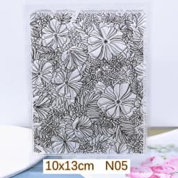 Polymer Clay Texture DIY Pottery Clay Jewelry Emboss Tree Leaf Flower Stamp Soft Pottery Polymer Clay Tools Mandala Plants Stamp