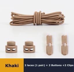 No-Tie Elastic Shoelaces Stretch Laces with Press Lock for All Shoes Quick Wear in 1 Second Hiking Sport Lazy Laces Multi Colors