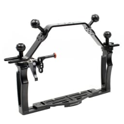 FEICHAO Dual Handle Aluminium Tray Stabilizer Rig for Underwater Camera Housing Case Diving Tray Mount for GoPro13 Action Camera