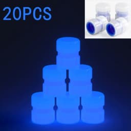 Luminous Valve Caps Fluorescent Red Night Glowing Car Motorcycle Bicycle Wheel Styling Tyre Hub Universal Cap Decor 20Pcs