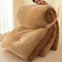 Thickened Warm Milk Velvet Winter Quilt Soft Comfort Double Sided Plush Comforter Queen King Fluffy Warmth Thick Blanket for Bed
