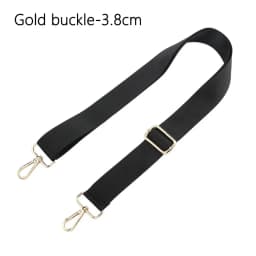 Fashion Black Nylon Shoulder Bag Strap Adjustable Replacement Detachable Belt for Women Men Messenger Bags Handle Handbag Belt