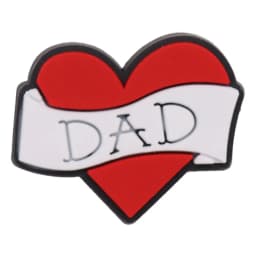 1-17Pcs PVC Dad Jokes Best Grandpa DIY Man Cool Shoe Charm Button Clog I Love Papa Sandals Decorations Holiday Gift