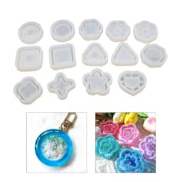 Perfume Bottle, Game Machine, Various Shape Silicone Shaker Molds Resin Casting Quicksand Mold Jewelry Pendant Making Mould
