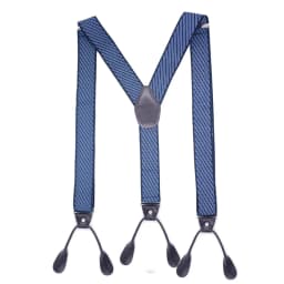 3.5 X 120cm Button Suspenders Men Braces Dark Brown Leather Vintage Pants Strap Belt for Trouser Jockstrap Hombre Suspensorios