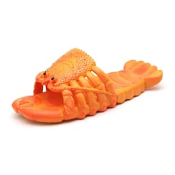 Unique Non-Slip Lobster Slippers PVC Soft Sole Slides Sandals Funny Beach Wear Shoes Cartoon Shrimp Slippers Seaside