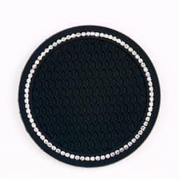 2Pcs Car Non Slip Water Cup Pad Diamond Car Coaster Water Cup Insert Coasters Pads Universal Car Cup Holder Interior Accessories