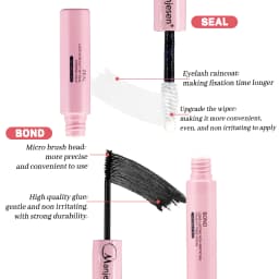 DIY Lash Extension Kit Lash Bond and Seal Remover Tweezers Makeup Set Individual Lashes Clusters Eyelashes Tools