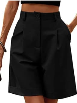 Summer Thin High-waisted Loose Slimming Straight Casual Breathable Wide-leg Five-point Pants Women's Street Trend Shorts