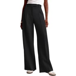 Aoaiiys Solid Suit Pants Women Simple Classic Straight Wide Leg Pants Office Lady High Waisted Trousers Spring Summer 2026 New