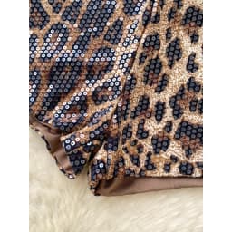 Basics Vintage sexy Chic leopard sequin Short Pants Hotsweet Fashion Streetwear Club High Street Women Casual Clothing