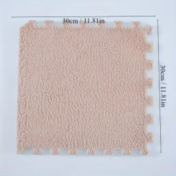 Soft Plush Puzzle Mat BPA-free Interlocking Foam Living Room Rug Warm Non-slip Washable Floor Protector Home Decor Mat