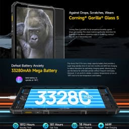 Ulefone Armor Pad 3 Pro,16 Гб + 256 Гб,Rugged Tablet,33280 мАч, 10.36'' 2K Display,50MP Camera,Android,глобальная версия