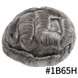 Double knotted Toupee Men 0.06-0.08mm PU Natural Hairline Men Wig Human Hair System Unit 6" Male Hair Prosthesis Soft Male Wig
