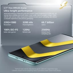 POCO M8 5G Global Version 6.77" 120Hz Flow AMOLED Display 50MP Main Camera Snapdragon 6 Gen 3 Smartphone 45W Turbo Charging NFC