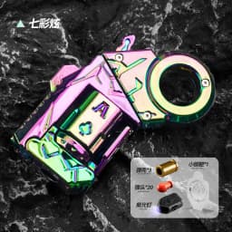 Mini Metal Multi Playability Ratchet Flip Antistress Toy Gun Ejection Shell EDC Stress Relief Fidget Spinner Fidgeting Toys Gift
