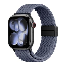 New Braided Strap For Apple Watch Bands 44 40 45 49 42 41 38mm Magnetic Snap Nylon Bracelet iWatch Series 11 9 5 6 8 7 SE Ultra3