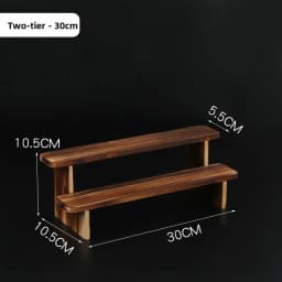 Pure Wood Display Stand Storage Rack Desktop Figurine Bubble Mat Doll Meat Green Plant Multi-layer Staircase Rack