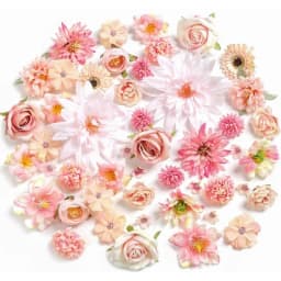 24Pcs Artificial Peony Flowers Head for Wedding Decoration Fake Flower Home Decor Birthday Party DIY Garland Gift Accessories