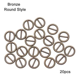 20/40Pcs 5mm/6mm Mini Ultra-small Tri-glide Belt Buckles for Doll Bags Metal Buckles DIY Doll Buttons Shoes Accessories