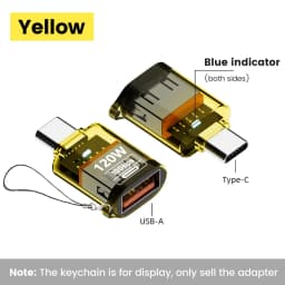 120W Type C To USB 3.2 OTG Adapter USB Female To Type C Male Fast Charging Converter For iphone 15 16 Xiaomi Tablet USB C OTG