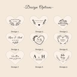 Free Customize Wedding Ring Box With Bag Heart Shape Personalized Custom Wood Ring Box Engagement Ring Boxs Christmas Gifts