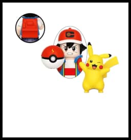 100000 volts pet Trainer ornament Charizard Building Capture pets Blocks Ash Ketchum Misty Serena Mini Action Figure Toys