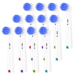 Extra Soft Replacement Brush Heads Compatible with Oral B Electric Toothbrush, Rotating Toothbrush Head for Pro 1000/100