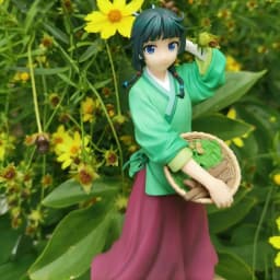 The Apothecary Diaries Maomao Figure - 4 Kinds Pose Anime Statue, Collectible Desktop Display Model with Base, Official Gift