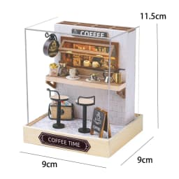 DIY Miniature Dollhouse Kit with LED Light Handmade 3D Puzzle Mini House Toys Home Decor Wooden Crafts For Xmas Birthday Gifts