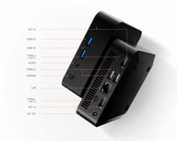 Chatreey T9 Mini PC Intel N3150 WIFI5 Windows 11 Ultra Small Pocket Computer Dual SSD Type-C 2K 60Hz RGB